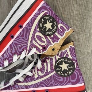 NEW WILLY WONKA X CHUCK TAYLOR CONVERSE ALL STAR High Swirl MENS 5 WOMENS 7